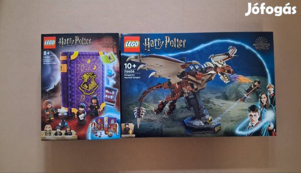 Bontatlan LEGO Harry Potter 76396 Jóslástan óra + 76406 Sárkány utánvé