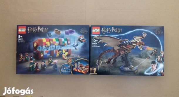 Bontatlan LEGO Harry Potter 76399 Rejtelmes koffer + 76406 Sárkány utá