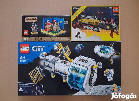 Bontatlan LEGO Ideas 40533 Űrbéli kalandok + Space 40580 + City 60349