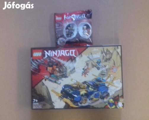 Bontatlan LEGO Ninjago 5005230 + 71776 Jay és Nya Evo versenyautója ut