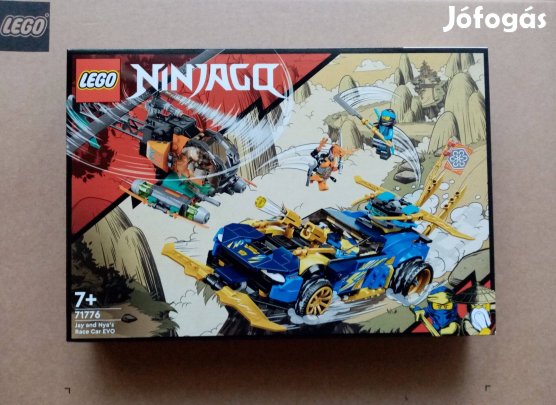 Bontatlan LEGO Ninjago 71776 Jay és Nya Evo versenyautója utánvét Fox