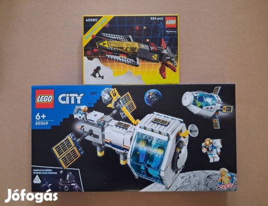 Bontatlan LEGO Space 40580 + City 60349 Űrállomás a Holdon Creator utá