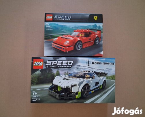 Bontatlan LEGO Speed Champions 75890 Ferrari F40 + 76900 Koenigsegg ut