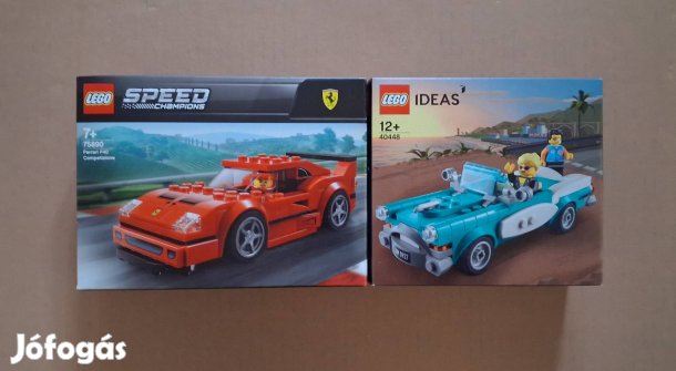 Bontatlan LEGO Speed Champions 75890 Ferrari + 40448 Veterán utánvét F