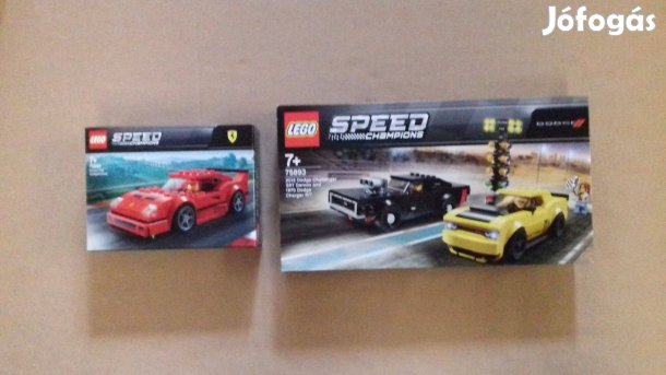 Bontatlan LEGO Speed Champions 75890 Ferrari + 75893 Dodge utánvét Fox