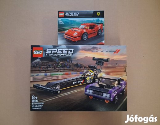 Bontatlan LEGO Speed Champions 75890 Ferrari + 76904 Dodge utánvét Fox