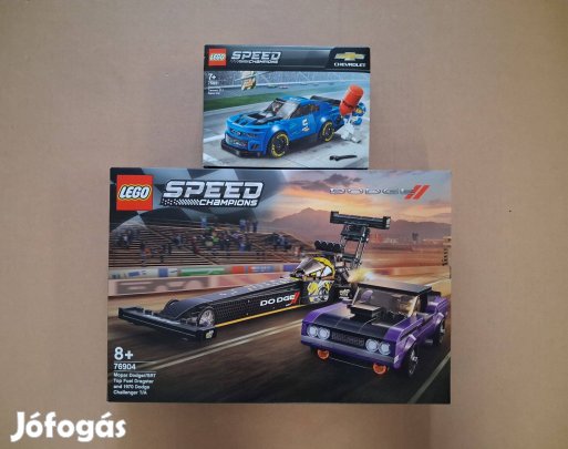 Bontatlan LEGO Speed Champions 75891 Chevrolet Camaro + 76904 utánvét