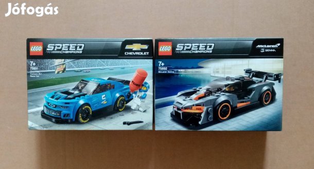 Bontatlan LEGO Speed Champions 75891 Chevrolet + 75892 Mclaren utánvét