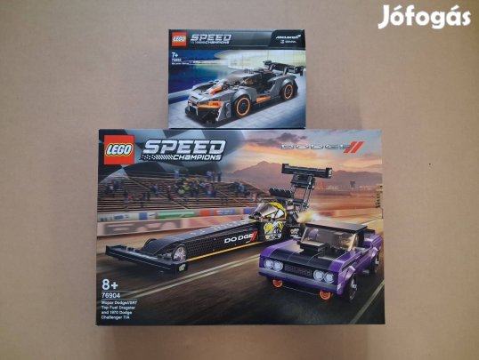 Bontatlan LEGO Speed Champions 75892 Mclaren Senna + 76904 Dodge utánv