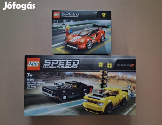Bontatlan LEGO Speed Champions 75893 Dodge + 75886 Ferrari utánvét Fox