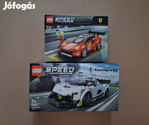 Bontatlan LEGO Speed Champions 76900 Koenigsegg + 75886 ferrari utánvé