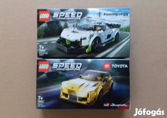 Bontatlan LEGO Speed Champions 76900 Koenigsegg + 76901 Toyota utánvét