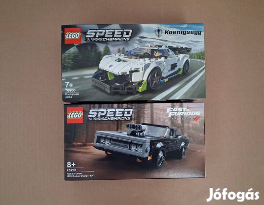Bontatlan LEGO Speed Champions 76900 Koenigsegg + 76912 utánvét Fox GL
