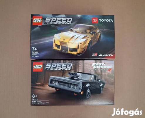 Bontatlan LEGO Speed Champions 76901 Toyota GR Supra + 76912 Dodge utá