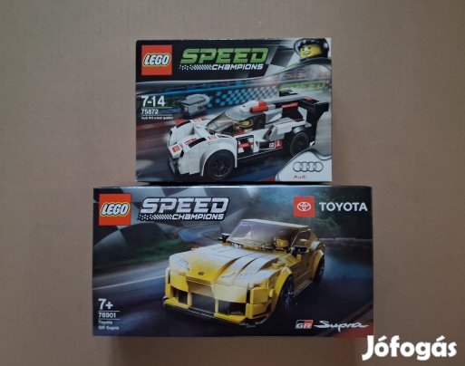 Bontatlan LEGO Speed Champions 76901 Toyota + 75872 Audi R18 utánvét F