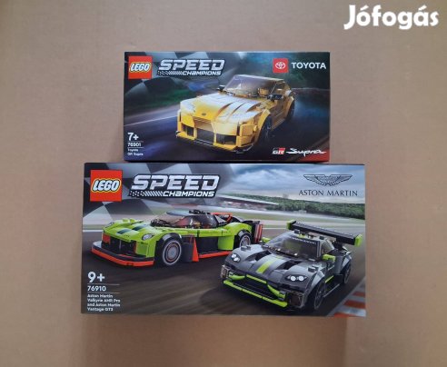 Bontatlan LEGO Speed Champions 76901 Toyota + 76910 Aston utánvét Fox