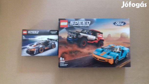 Bontatlan LEGO Speed Champions 76902 Mclaren + 76905 Ford utánvét