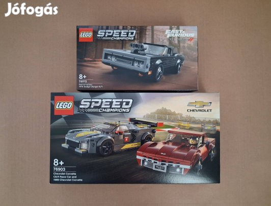 Bontatlan LEGO Speed Champions 76903 Chevrolet + 76912 Dodge utánvét F