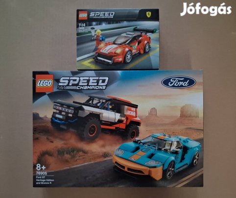 Bontatlan LEGO Speed Champions 76905 Ford + 75886 Ferrari utánvét Fox