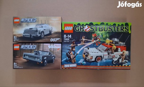 Bontatlan LEGO Speed Champions 76911 76912 + 75828 Ghostbusters Ecto