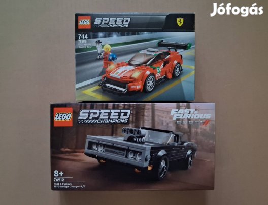 Bontatlan LEGO Speed Champions 76912 Dodge Charger + 75886 utánvét Fox