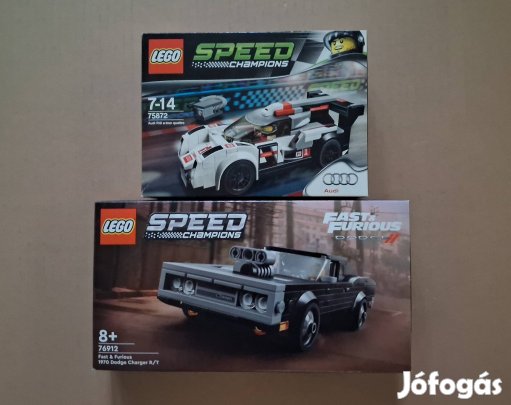 Bontatlan LEGO Speed Champions 76912 Dodge + 75872 Audi R18 utánvét Fo