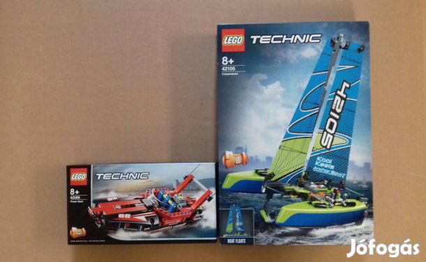 Bontatlan LEGO Technic 42089 Motorcsónak + 42105 Katamarán utánvét Fox