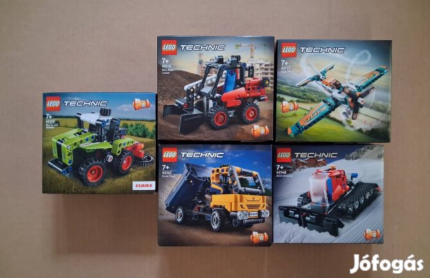 Bontatlan LEGO Technic 42102 + 42116 + 42117 + 42147 + 42148 utánvét F