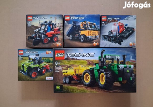 Bontatlan LEGO Technic 42102 + 42116 + 42136 + 42147 + 42148 utánvét F