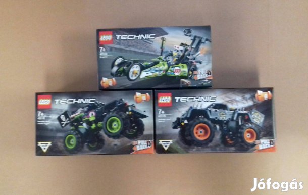 Bontatlan LEGO Technic 42103 Dragster + 42118 + 42119 Monster Jam után