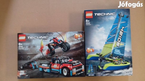 Bontatlan LEGO Technic 42105 + 42106 Kaszkadőr teherautó motor utánvét