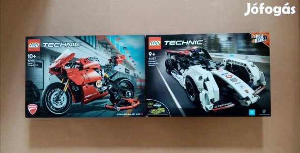 Bontatlan LEGO Technic 42107 Ducati + 42137 Formula e Porsche utánvét
