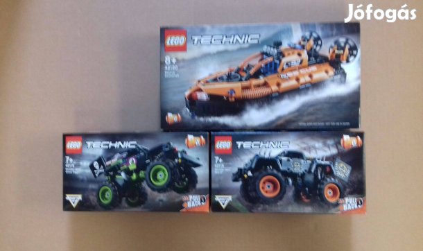 Bontatlan LEGO Technic 42118 Monster Jam + 42119 + 42120 utánvét Fox G