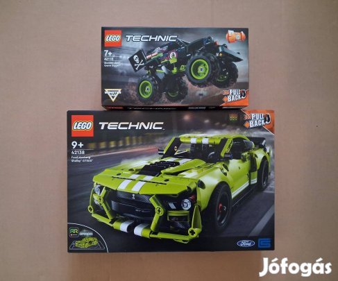 Bontatlan LEGO Technic 42118 Monster Jam + 42138 Ford Mustang utánvét