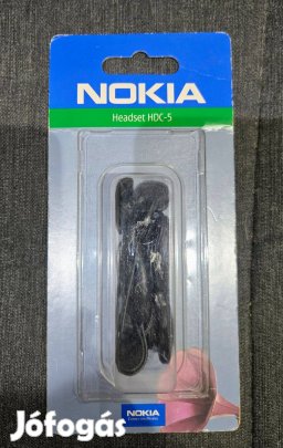 Bontatlan Nokia HDC-5 vezetékes headset látható