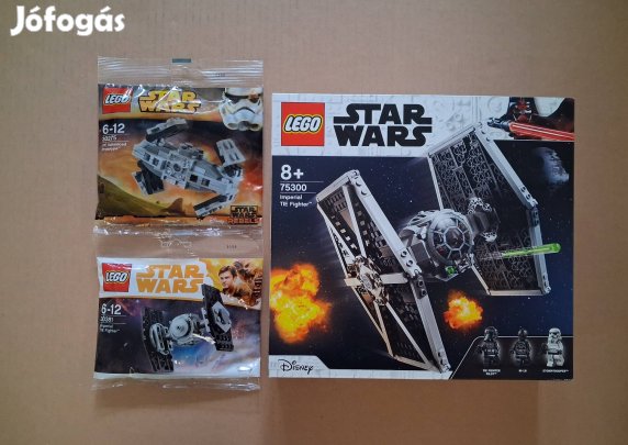Bontatlan Star Wars LEGO 30275 TIE Advanced + 30381 + 75300 Fighter uz