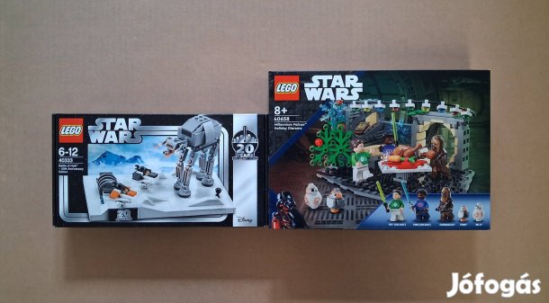Bontatlan Star Wars LEGO 40333 Hothi + 40658 Millennium dioráma utánvé