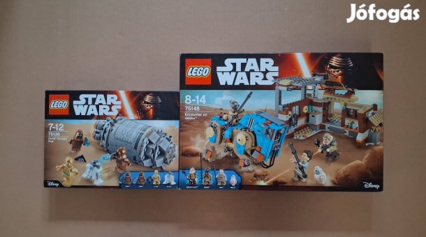Bontatlan Star Wars LEGO 75136 + 75148 Összecsapás a Jakkun