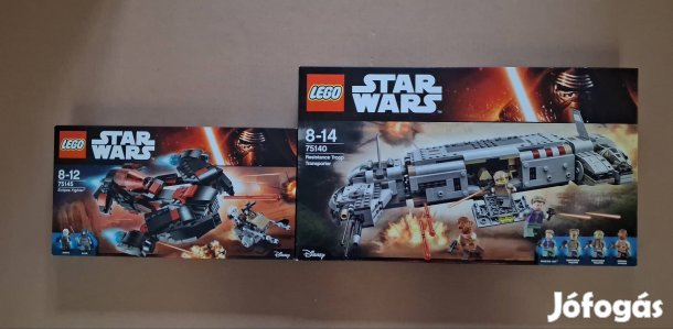 Bontatlan Star Wars LEGO 75145 Eclipse Fighter + 75140 Csapatszállító