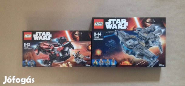 Bontatlan Star Wars LEGO 75145 Eclipse Fighter + 75147 Starscavenger u