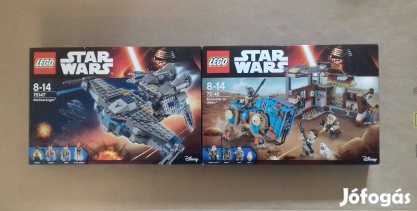 Bontatlan Star Wars LEGO 75147 Csillagközi + 75148 Összecsapás utánvét