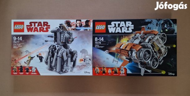 Bontatlan Star Wars LEGO 75177 Első Rendi lépegető + 75178 utánvét Fox