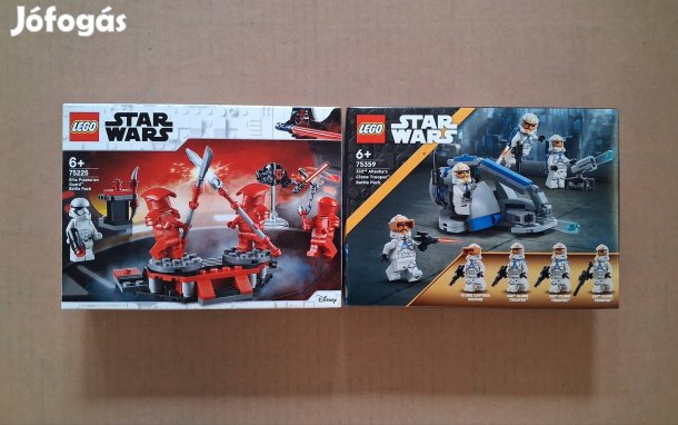 Bontatlan Star Wars LEGO 75225 Elit testőr + 75359 Clone Trooper utánv