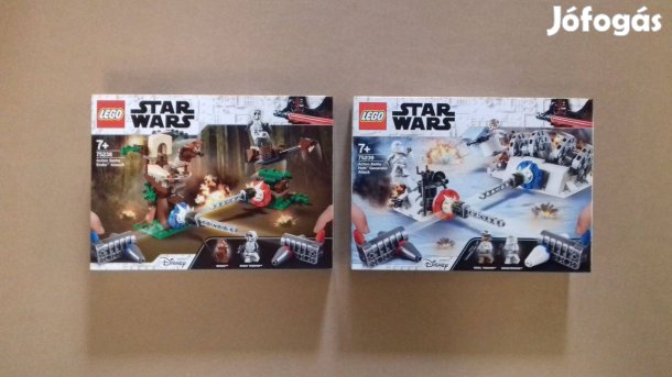 Bontatlan Star Wars LEGO 75238 Endor támadás + 75239 Hoth utánvét Fox