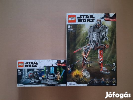 Bontatlan Star Wars LEGO 75246 Halálcsillag ágyú + 75254 AT-ST utánvét