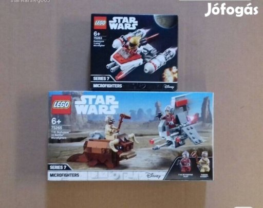 Bontatlan Star Wars LEGO 75263 + 75265 Microfighter ut