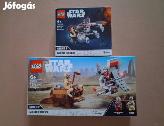Bontatlan Star Wars LEGO 75265 + 75295 Falcon kis hibával Microfighter