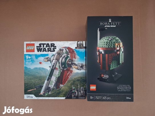 Bontatlan Star Wars LEGO 75277 Boba Fett + 75312 Csillaghajója utánvét