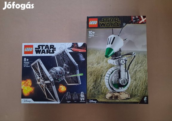 Bontatlan Star Wars LEGO 75300 TIE Fighter + 75278 D-O utánv