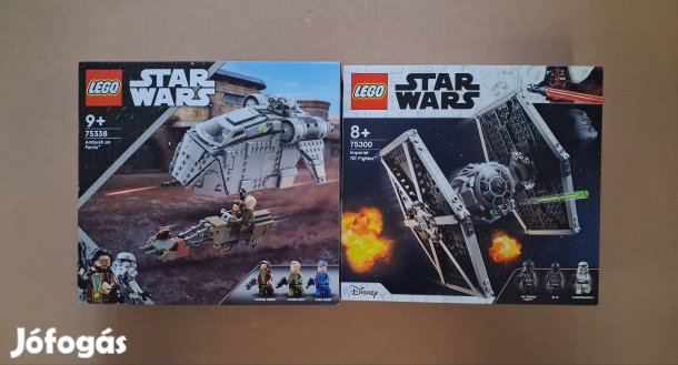 Bontatlan Star Wars LEGO 75300 TIE + 75338 Rajtaütés utánvét